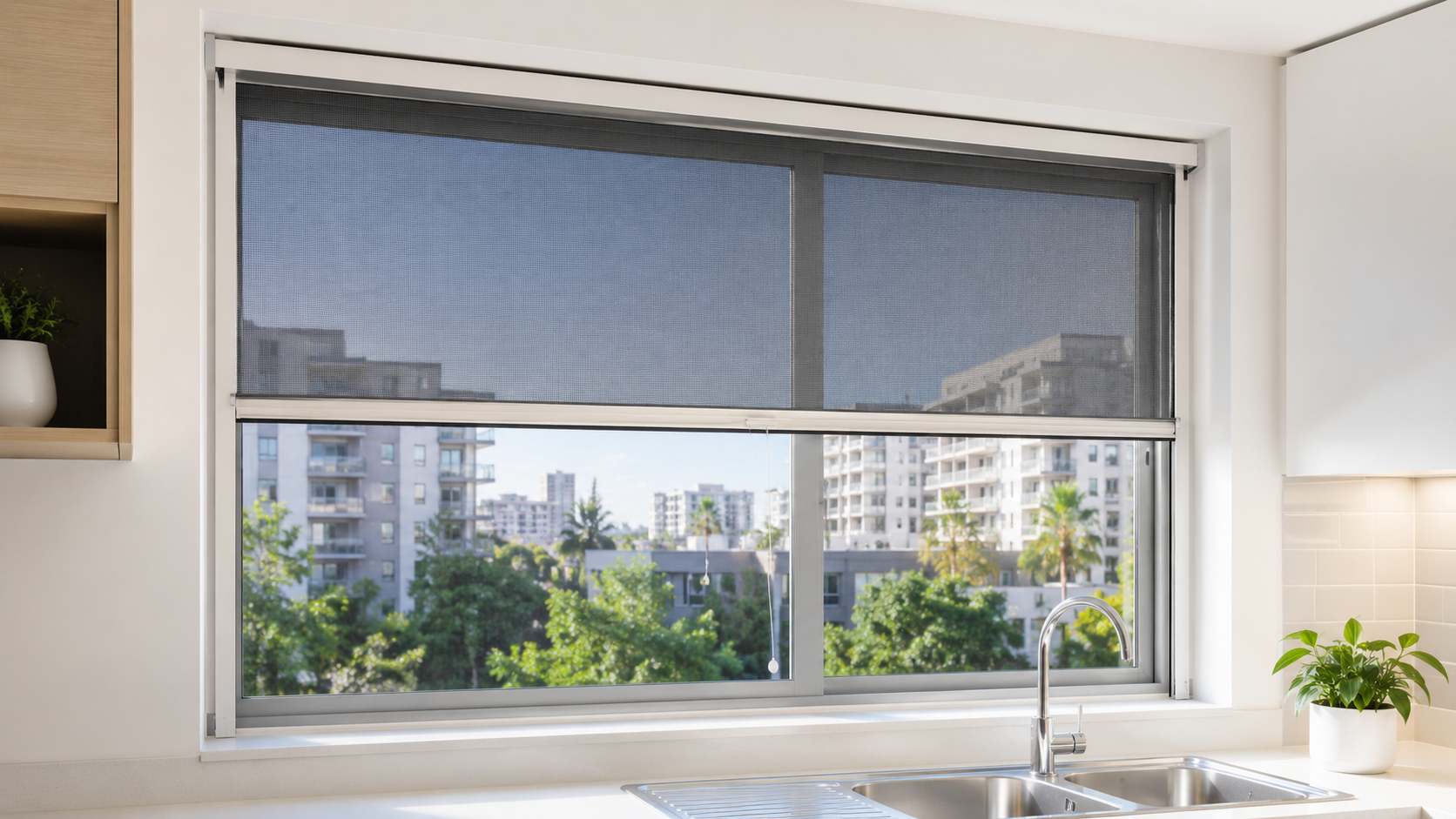1 - Tổng quan về cửa lưới chống muỗi tự cuốn