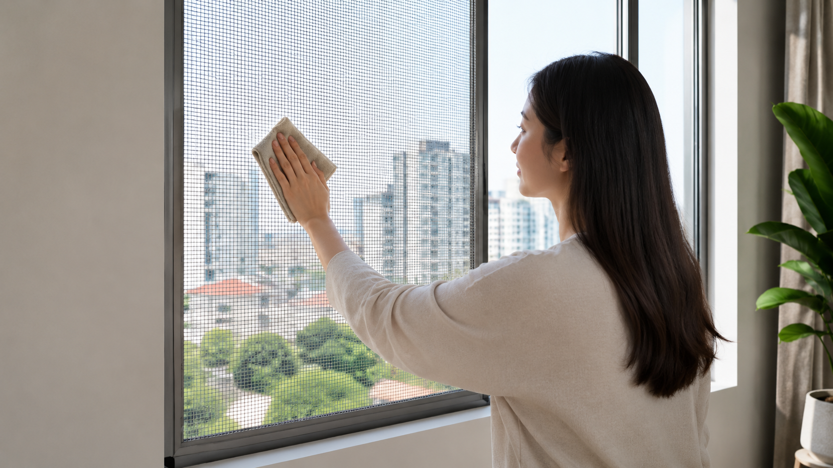 7-Khung lưới chống muỗi cố định Inox 304