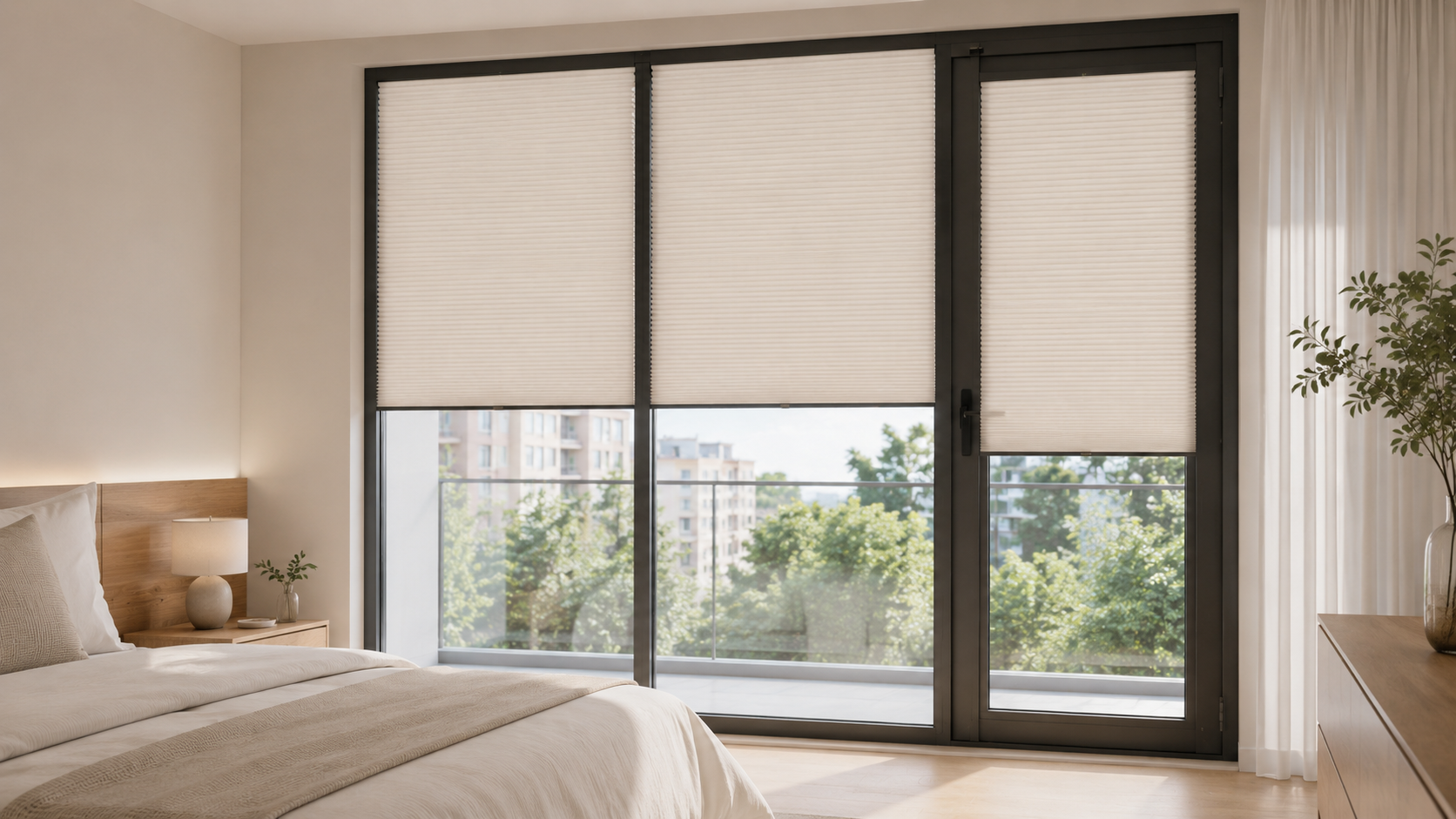 Ảnh 4 - Ứng dụng thực tế tại một trong các không gian như cửa kính ban công căn hộ