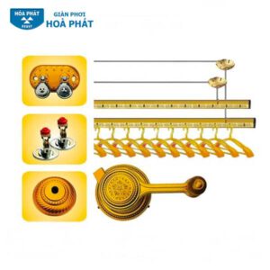 Giàn phơi thông minh Hòa Phát KG-900