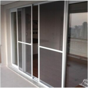 Cửa lưới chống muỗi mở lùa lưới inox - Ảnh 7