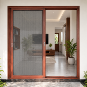 2 - Cửa lưới chống muỗi dạng lùa ray đơn HCM