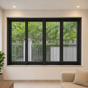2-Cửa lưới xếp lá nhôm HCM