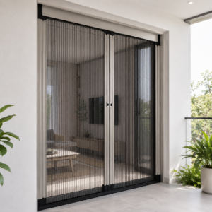 2 - SP - Cửa lưới chống muỗi dạng xếp hệ 27 HCM