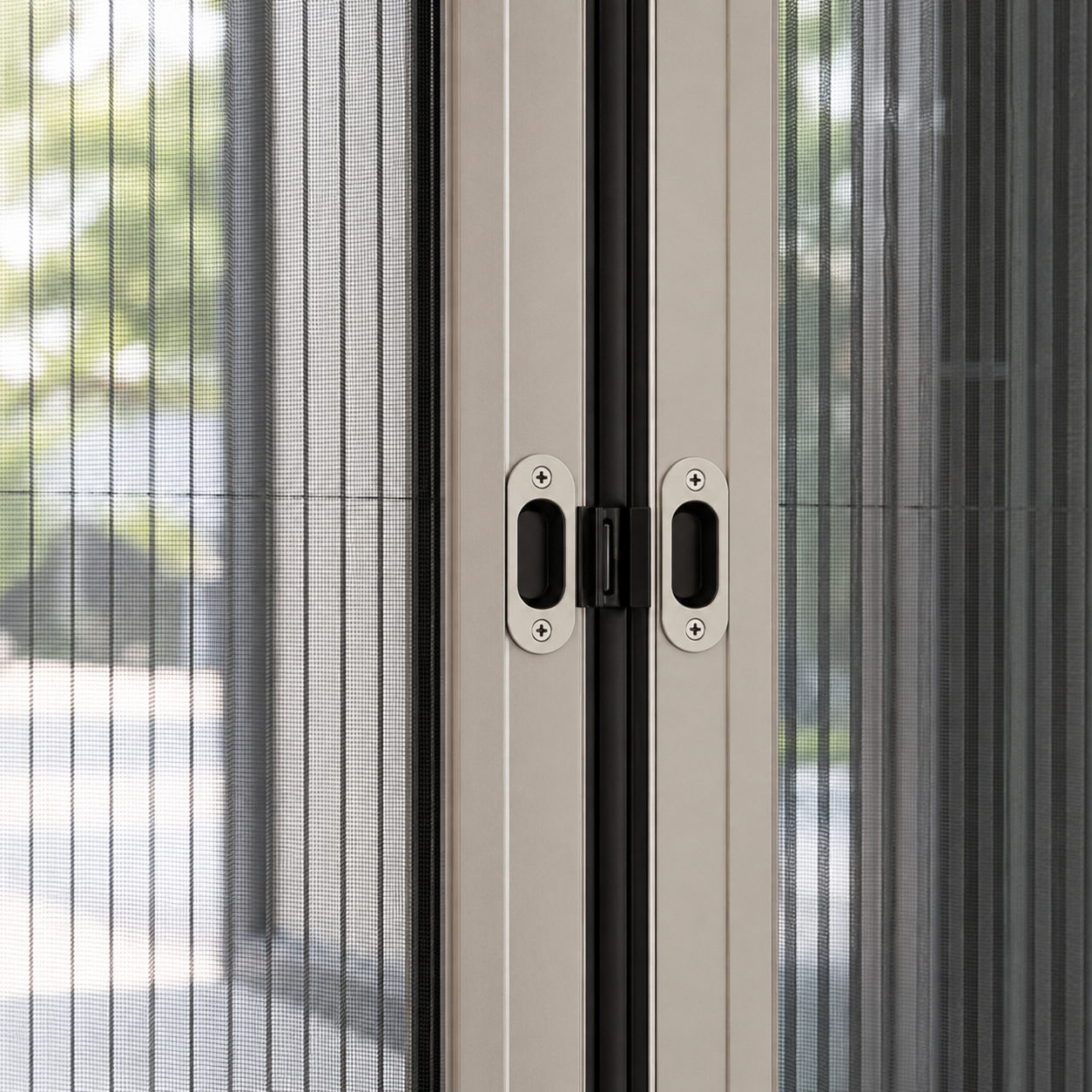 3- SP - Cửa lưới chống muỗi dạng xếp hệ 27 HCM
