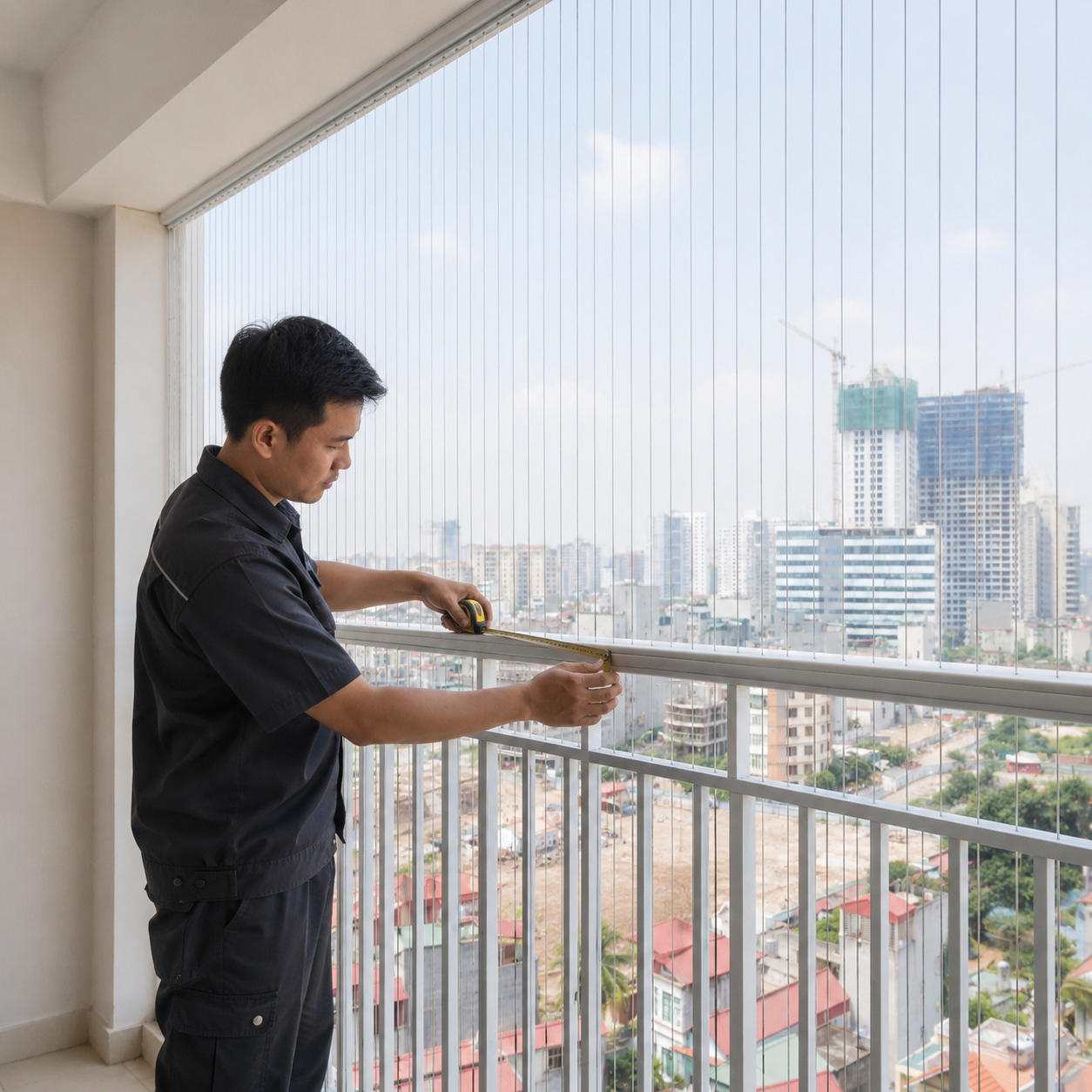 3- SP - Thanh nhôm lưới an toàn