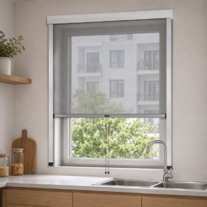 4- SP - Cửa lưới chống muỗi tự cuốn dọc