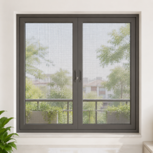 Cửa lùa 2 cánh lưới inox 0.21
