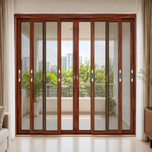 1- ND - Cửa lưới chống muỗi dạng lùa ray đôi HCM