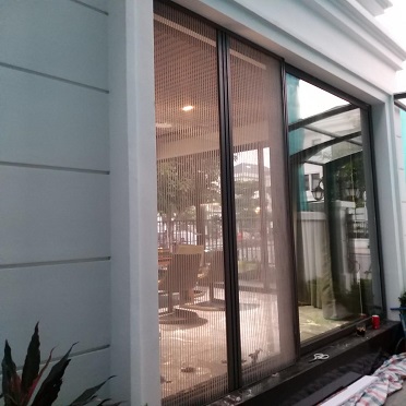 Cửa lưới chống muỗi dạng xếp hệ 27 - Ảnh 2