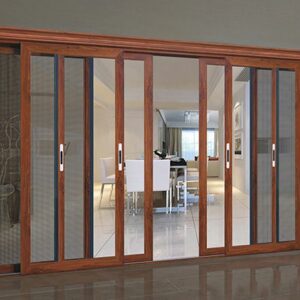 Cửa lưới chống muỗi dạng lùa ray đôi - Ảnh 2